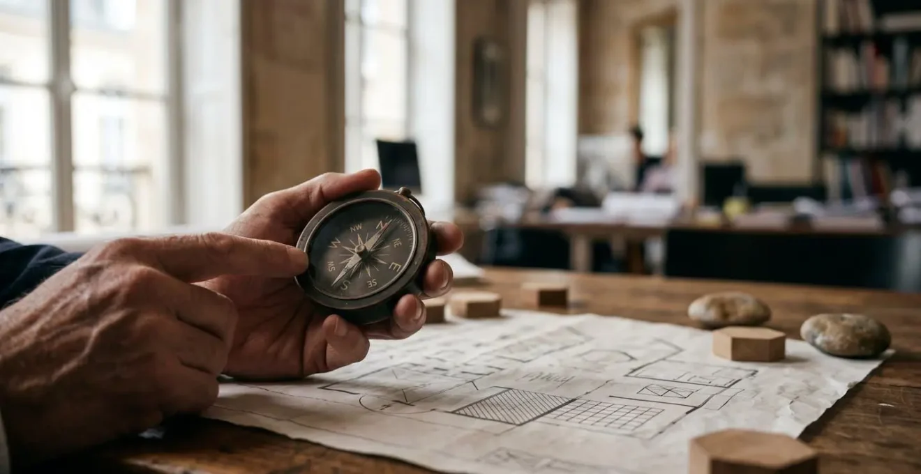 Concept visuel représentant les risques entrepreneuriaux et la stratégie de croissance d'entreprise